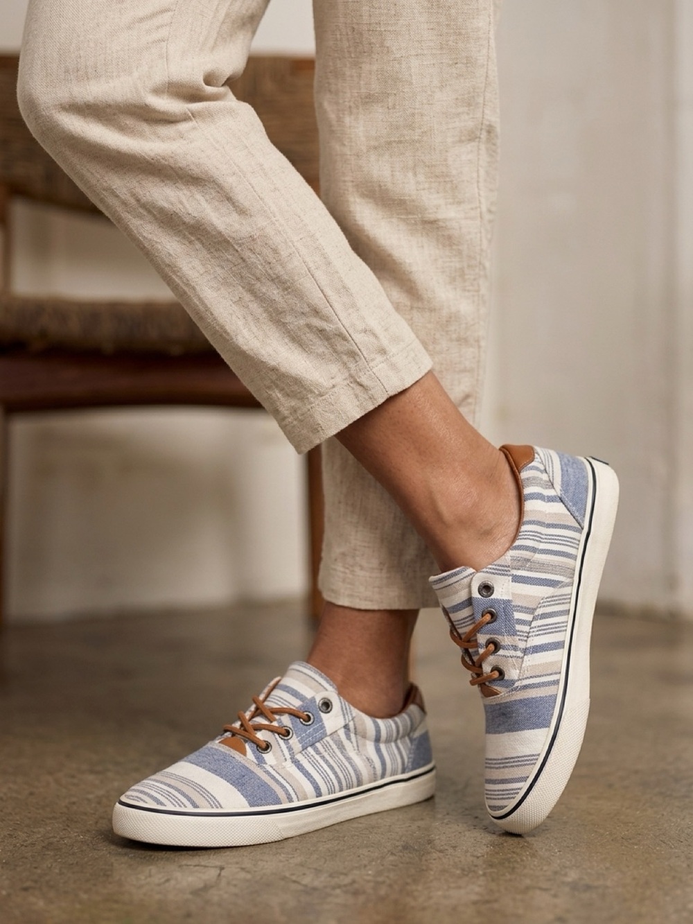 Bass "Navigate" Canvas Boat Shoe Sneaker